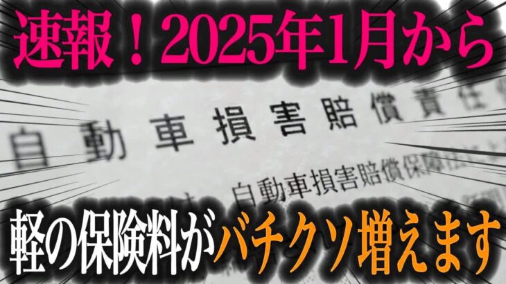 【制度変更】維持費が安いはずの軽自動車の保険料が改悪！？保険料率改定を徹底解説【車解説】