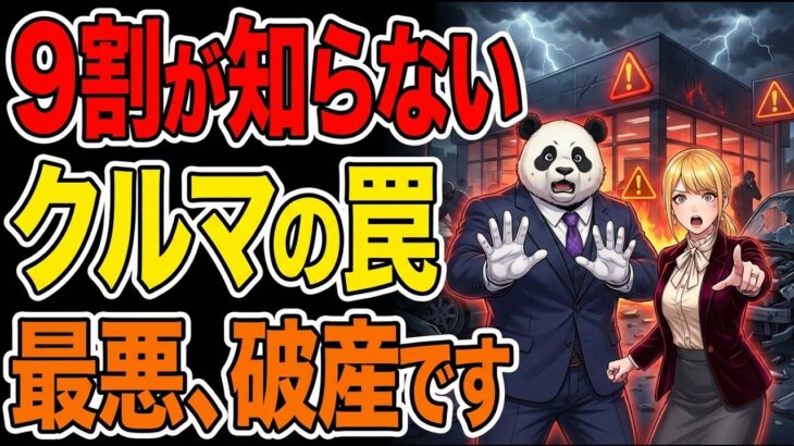 【絶対やるな】車の購入で9割が損する「最悪の失敗」残クレ・保険・整備の罠を完全解説