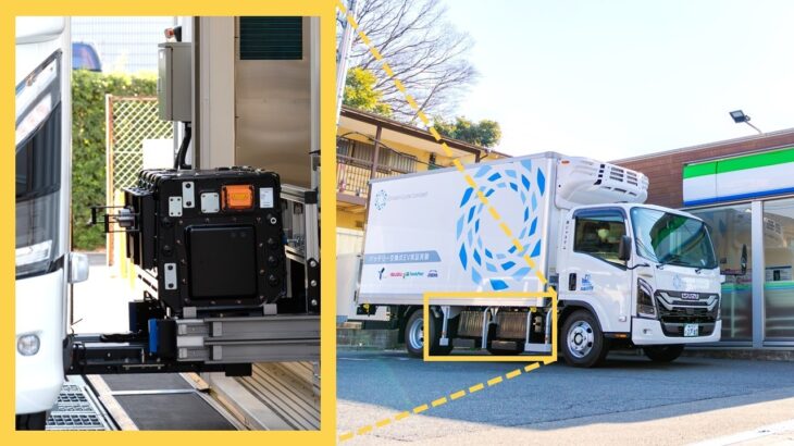 バッテリー交換式EVトラックを使用したファミリーマート配送実証- ISUZU
