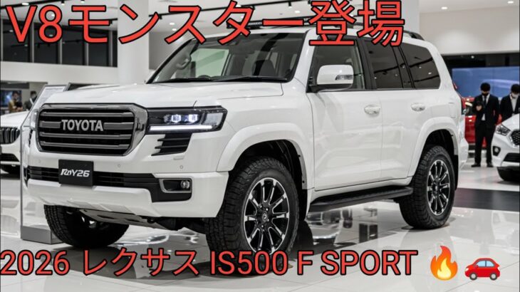 2026 レクサス IS500F SPORT PerformanceV8エンジン搭載スポーツセダン究極の走りとラグジュアリーを解説 🚗