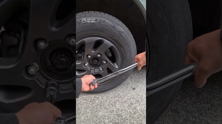 春のタイヤ交換〜トルクレンチ仕上げ〜