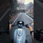 ホンダ CB1000F 雪が残る道を走る！I ride HONDA CB1000F SE in JAPAN #バイク #ツーリング   #モトブログ