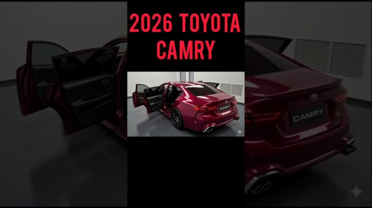 【衝撃】2026年新型トヨタ カムリ完全公開！デザイン・性能・価格すべてが進化した理由