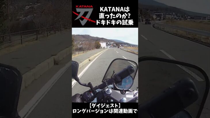 【カタナ】試乗　〜修理から上がってきたので走り回って確かめる〜 #shorts #motorcycle #katana #gsx1100s