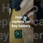 how to replace honda car key battery #automobile #diy