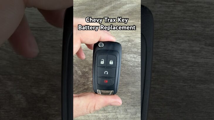 2014 – 2018 CHEVY TRAX Key Fob Battery Replacement – How To Change Replace Remote Batteries #diy