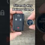 2014 – 2023 CHEVY SILVERADO Key Fob Battery Replacement – How To Change Replace #carkeybattery #diy