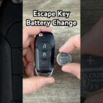 2020 – 2024 FORD ESCAPE Remote Key Fob Battery Replacement #carkeybattery #diy #ford #howto