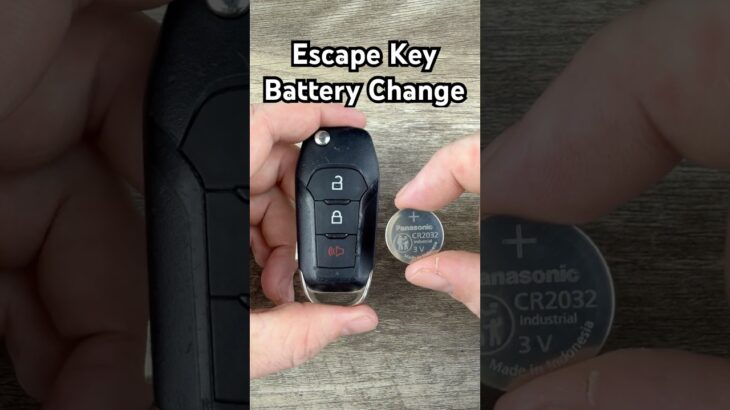2020 – 2024 FORD ESCAPE Remote Key Fob Battery Replacement #carkeybattery #diy #ford #howto