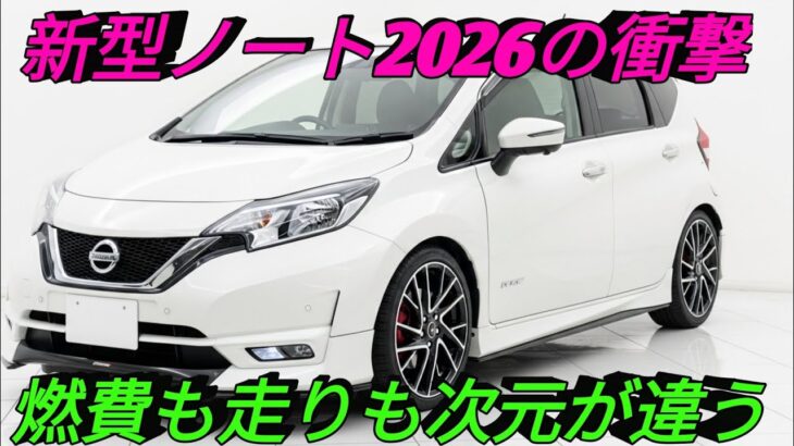 2026年新型日産ノート登場進化したePOWERの実力驚異の燃費と快適な走行性能コンパクトカーの未来がここに