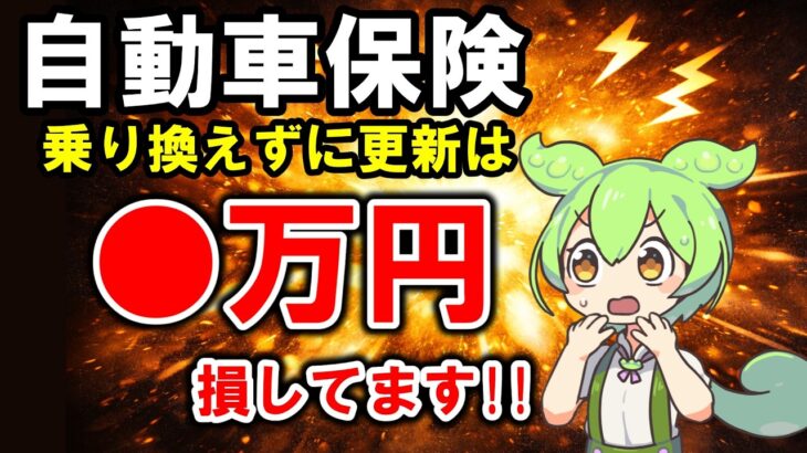 自動車保険、乗り換えない人は毎年数万円損してます【知らないと危険】