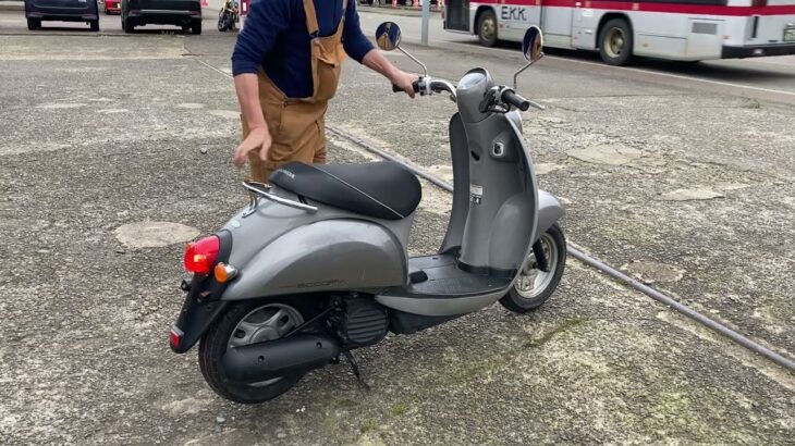 ホンダ クレアスクーピーi  試乗動画　エンジン音　排気音　走行音　アイドリングストップ機能