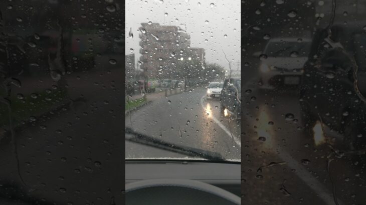 ヤバい！ゲリラ豪雨ドライブ ハイゼットカーゴ #走行動画 #軽バン #箱バン #ハイゼットカーゴ #アトレー #大雨 #ゲリラ豪雨 #ダイハツ #ドライブ #車中泊 #車 #車好き #試乗 #エブリイ