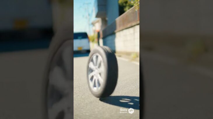 タイヤが外れてびっくりおばちゃん。🛞　#おばちゃん #おばあちゃん #車 #タイヤ交換 #整備 #自動車