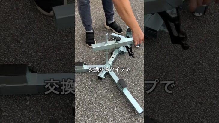 バイクのタイヤ交換がラクになるタイヤチェンジャー