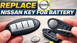 How to Replace Bad KEY FOB Battery ANY Nissan Vehicle