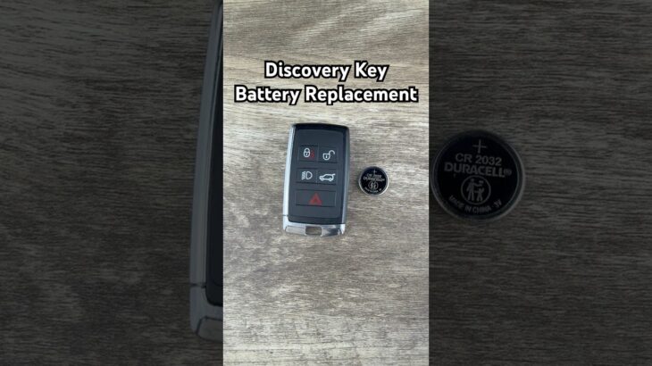 LAND ROVER DISCOVERY Remote Key Fob Battery Replacement – How To Change Replace #carkeybattery #diy