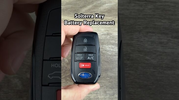 SUBARU SOLTERRA Key Fob Battery Replacement – How To Change Replace Remote Batteries #DIY #carkey