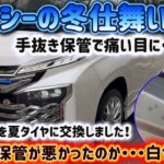 【ヴォクシー90】《要注意》タイヤ交換後にやるべきだった…アルミホイールに白サビが出た理由