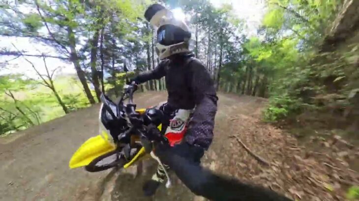 26.04 DR-Z4S(新型DR-Z400）林道で試乗