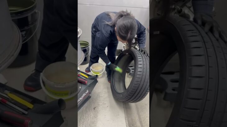 タイヤ交換：VW Audi専門店ナイルプラスの日常作業動画