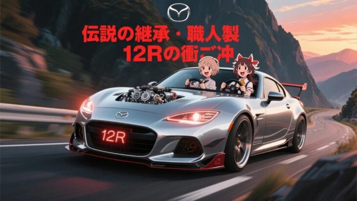 【200台限定】マツダ“12R”試乗！職人製エンジンの実力とは？