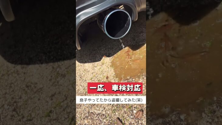 マフラー交換後  #TOYOTA #トヨタ #頭文字D #shorts #はちろく #マフラー交換