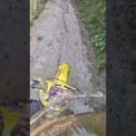 xtz125で頑張ってたらレーサーに試乗させていただきありがとうございました🥹🙏みんなが喜ぶ失敗シーンです😂　#rmz250 #suzuki #motovlog