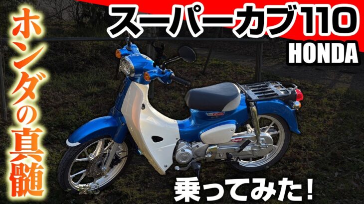 【HONDA スーパーカブ110】なぜ世界中で愛されるのか？実際に乗って感じた、スペックに載らない衝撃。試乗インプレ