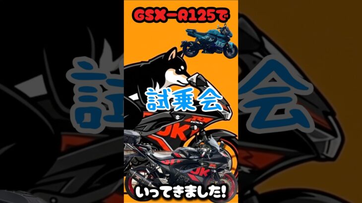 GSX-R125で【パピオ】試乗会に行ってみました！#gsxr125 #パピオ