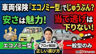 車両保険は「高い方」じゃなくてもいい？！エコノミーでも盗難・飛び石は守れる？プロが教える賢い選び方　【保険得々チャンネル】