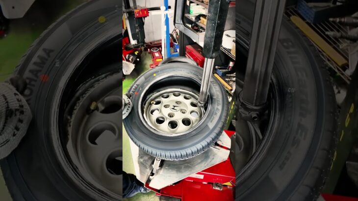 👺ホンダビートタイヤ交換！
