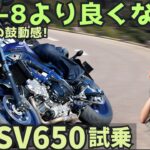 え、これ GSX-8より良くない!? スズキ SV650 試乗レビュー！