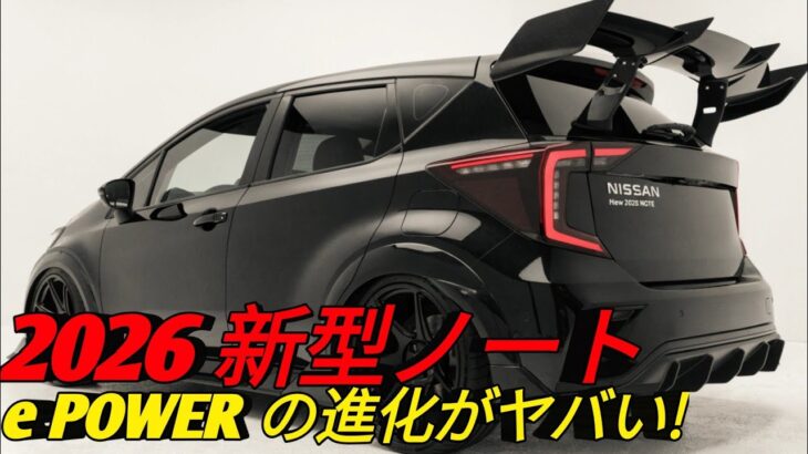 2026年新型Nissan Note e POWER進化した燃費と最新技術完全レビュー Japanese