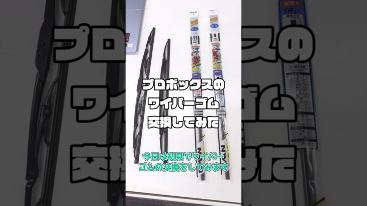 【簡単】大学生が初見でワイパーゴム交換してみた【日常のささやかなことを自慢するシリーズ】#19