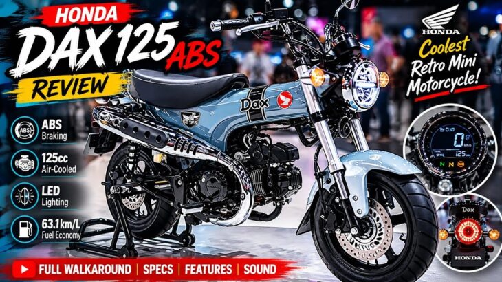 Honda Dax 125 ABS Review | Coolest Retro Mini Motorcycle