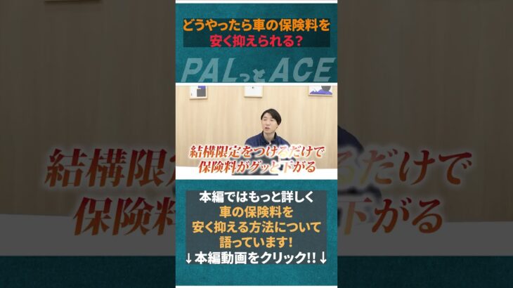 最小限の値段であなたに合った自動車保険のプランは？