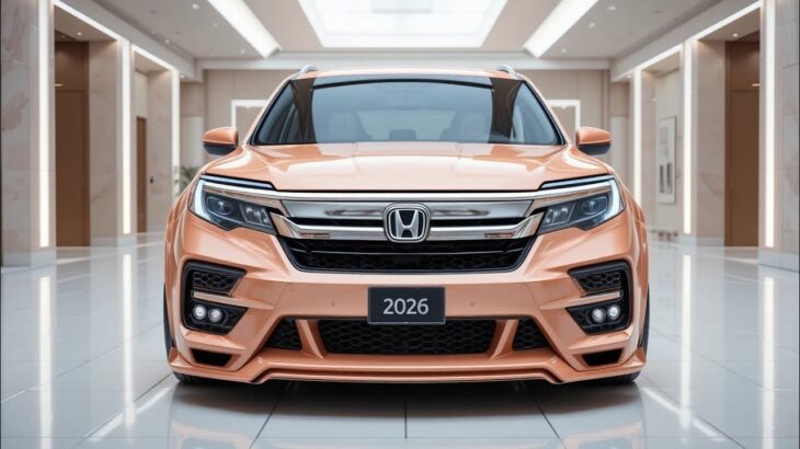 【速報】2026年型Honda Pilotが完全進化！新デザイン＆最先端技術がヤバすぎる！🔥🚙