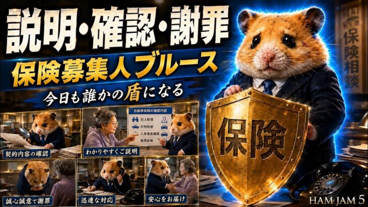保険募集人ブルース｜説明・確認・謝罪の三刀流【HAM JAM 5】