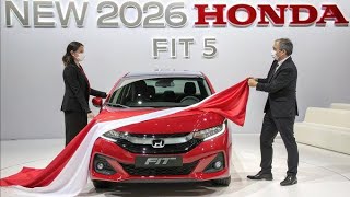 【2026年最新】2026 Honda Fit 5徹底レビュー！驚きの進化とは？