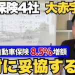 2026年大手保険4社が大赤字。自動車保険8.5%値上げの裏側と、保険対策をプロが徹底解説。