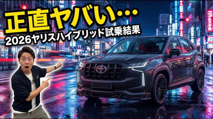 2026年新型ヤリスハイブリッドを試乗した結果…このSUV、正直ヤバいです