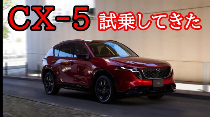 【新型CX-5試乗】CX-60オーナーが本音レビュー！乗り心地・MRCC・燃費を徹底検証