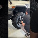 Jeep Wrangler【BFGoodrich All-Tertain TA KO3LT 275/70R18タイヤ交換】#jeep #wrangler #car #shorts