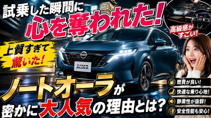 🚀💖「試乗した瞬間に心を奪われた！ノートオーラが密かに大人気の理由とは？」