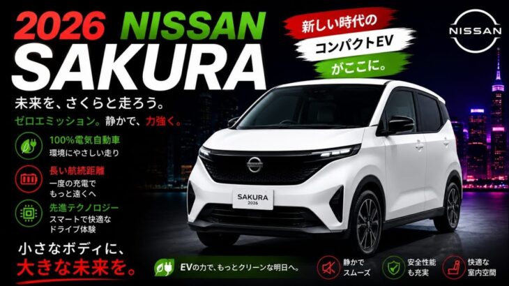 2026日産サクラ登場！新デザインと驚きの性能を完全レビュー