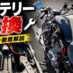 【Harley-Davidson XL883L】5分で分かる！スポーツスターのバッテリー交換のやり方‼︎