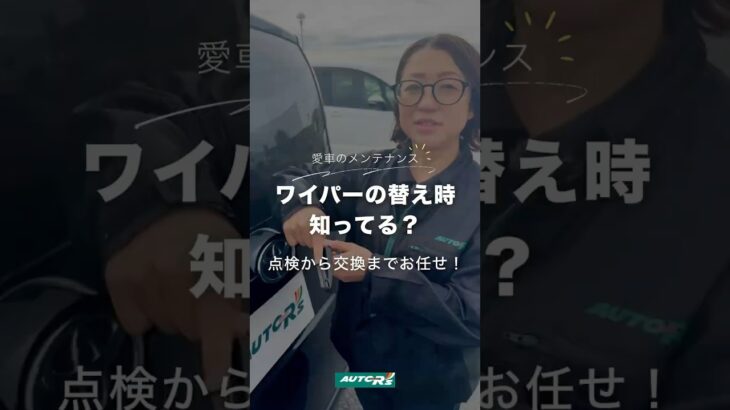 【ガガガッ】こんな症状が出たら交換です【ワイパーゴム】