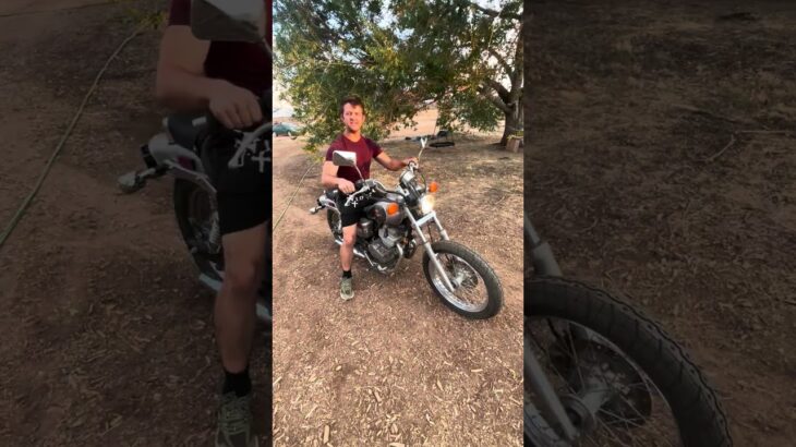 First time on a Honda rebel
