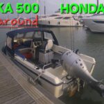 Shetland Alaska 500 & Honda 75hp Outboard walk around and drive